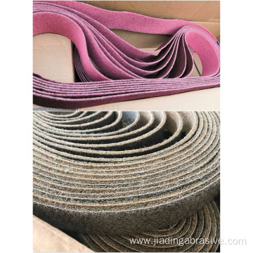 new abrasive materials nylon non woven sanding belts